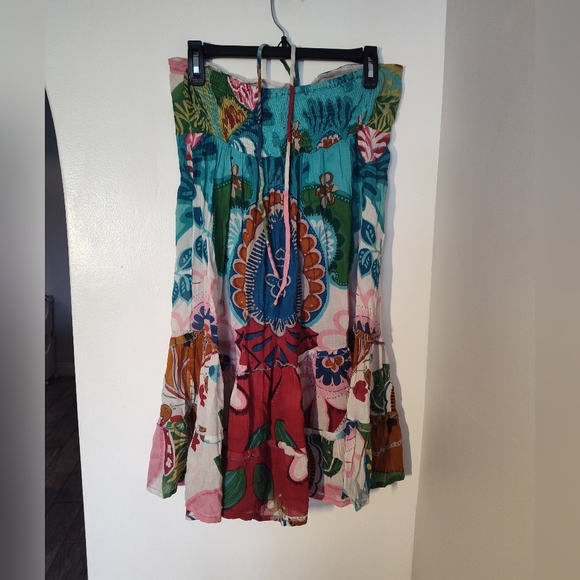 Colorful Bohemian Dress Size S/M #326 - Picture 2 of 2